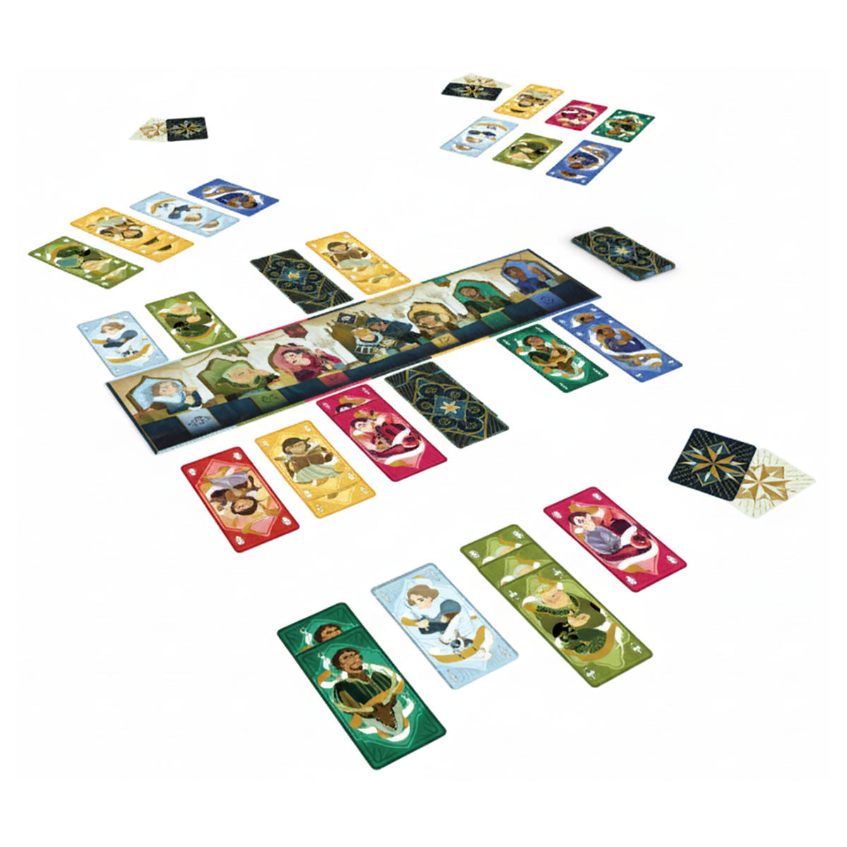 Courtisans gameplay influence cards court politics setup