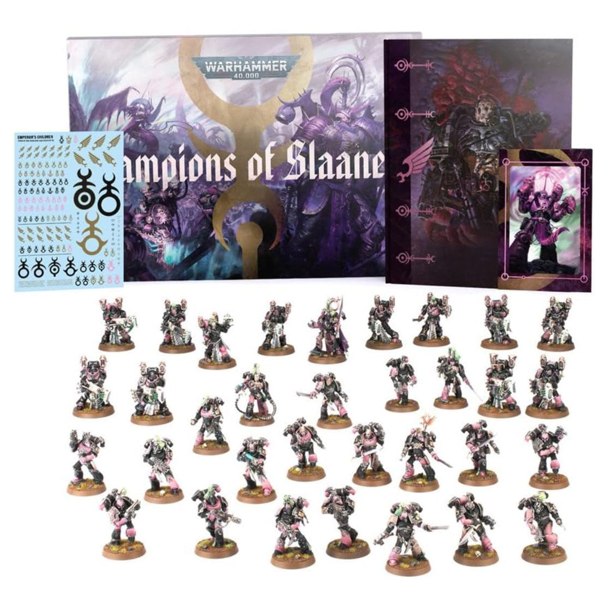 Warhammer 40,000: Champions of Slaanesh Emperor's Children Army Miniatures Set