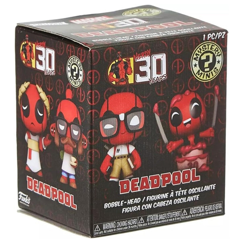 Funko Mystery Minis: Marvel Deadpool 30th Anniversary Vinyl Figure (styles vary)