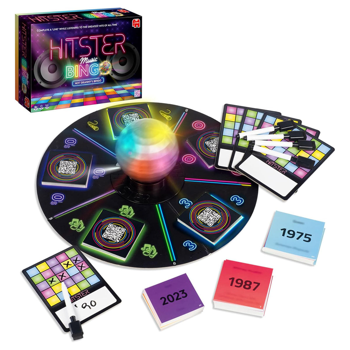 Hitster Bingo music party game box song bingo UK