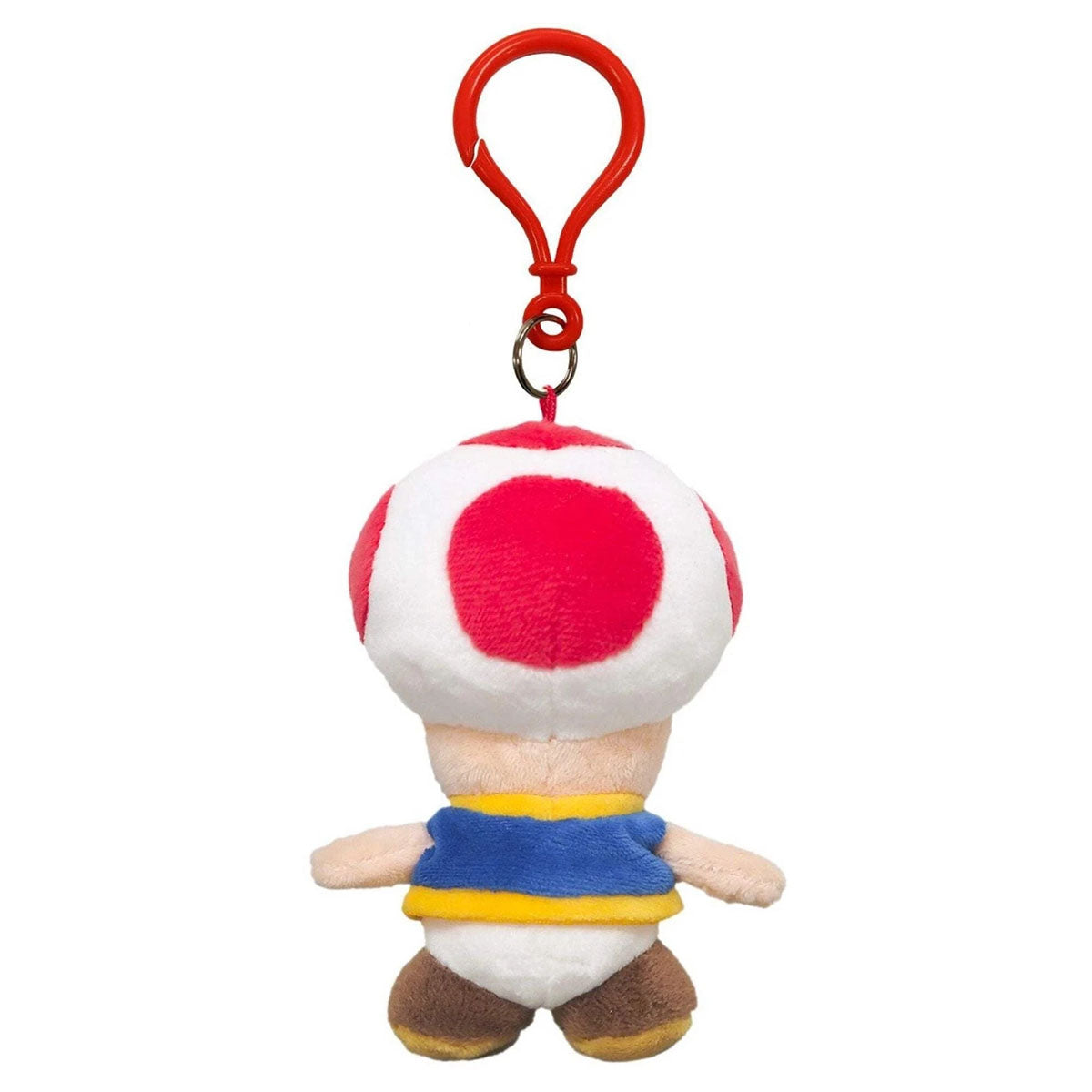 Super Mario Toad Plush Keychain