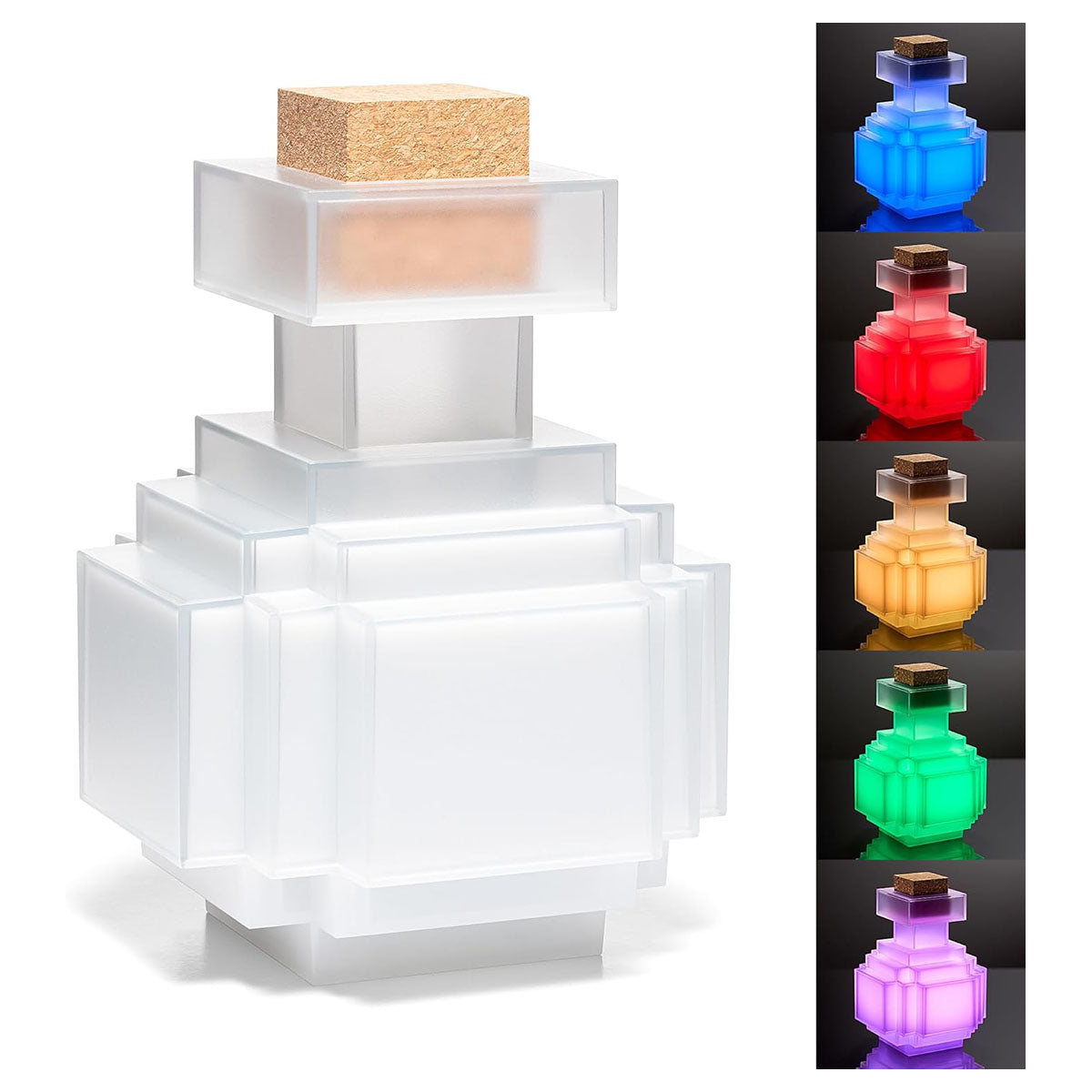 Minecraft Potion Bottle Illuminating Collector Replica Lamp
