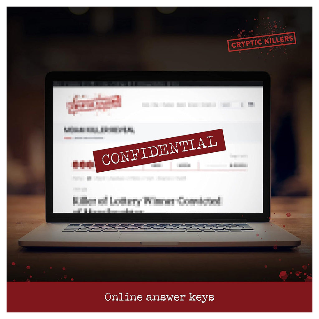 Cryptic Killers: Murder of a Millionaire File Case Game