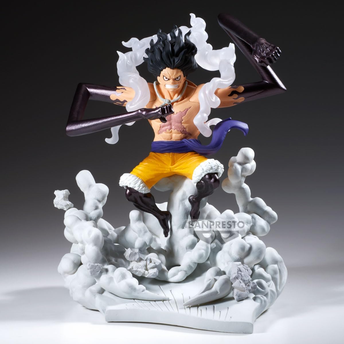 One Piece Senkozekkei Monkey D. Luffy Gear 4 Figure